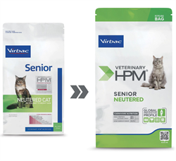 Virbac HPM Senior Neutered Cat. Kattefoder til senior (dyrlæge diætfoder) 7 kg